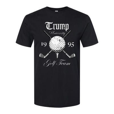 Pro Trump Vintage University Golf Team Funny Gift Softstyle CVC T-Shirt