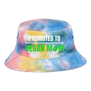 Promoted To Vegan Mom Pregnancy Gift And Mother's Day Gift Tie Dye Newport Bucket Hat