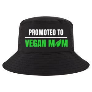 Promoted To Vegan Mom Pregnancy Gift And Mother's Day Gift Cool Comfort Performance Bucket Hat