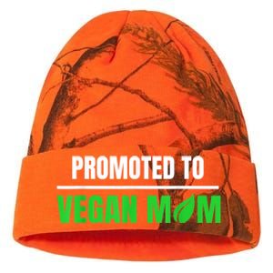 Promoted To Vegan Mom Pregnancy Gift And Mother's Day Gift Kati Licensed 12" Camo Beanie