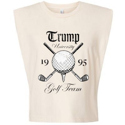 Pro Trump Vintage University Golf Team Funny Gift Garment-Dyed Women's Muscle Tee