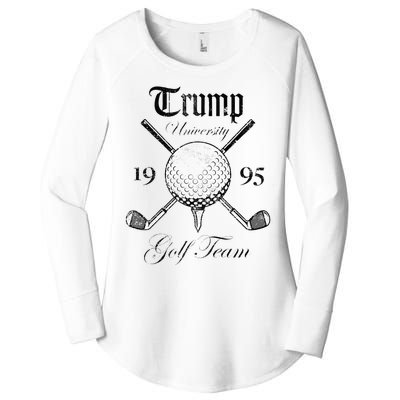 Pro Trump Vintage University Golf Team Funny Gift Women's Perfect Tri Tunic Long Sleeve Shirt