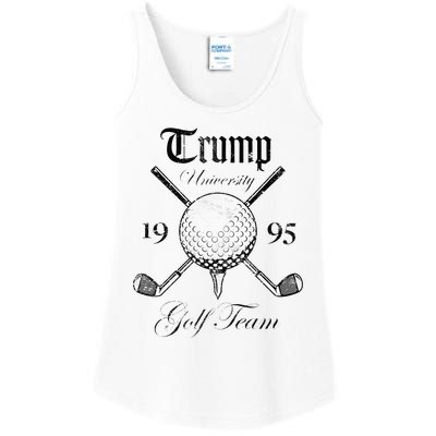 Pro Trump Vintage University Golf Team Funny Gift Ladies Essential Tank