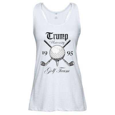 Pro Trump Vintage University Golf Team Funny Gift Ladies Essential Flowy Tank