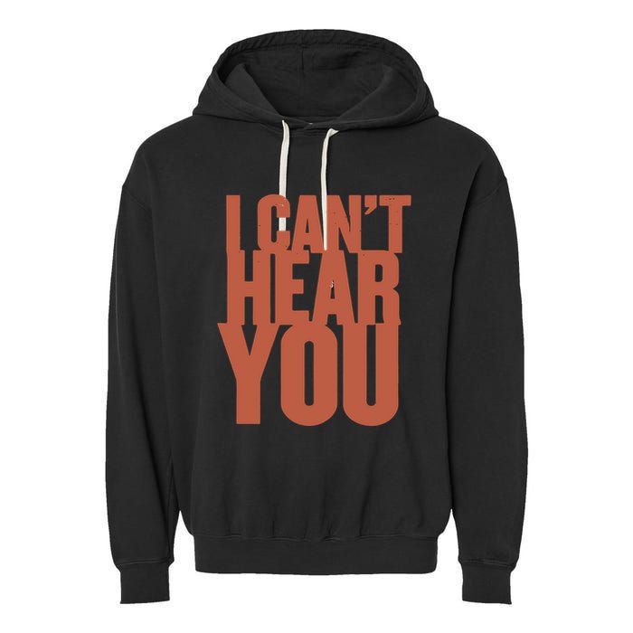 P.I.E.R.C.E The Veil I Cant Hear You Ii Garment-Dyed Fleece Hoodie
