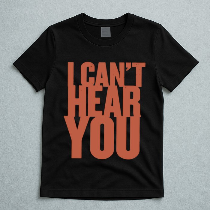 P.I.E.R.C.E The Veil I Cant Hear You Ii T-Shirt