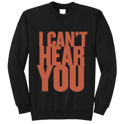 P.I.E.R.C.E The Veil I Cant Hear You Ii Tall Sweatshirt