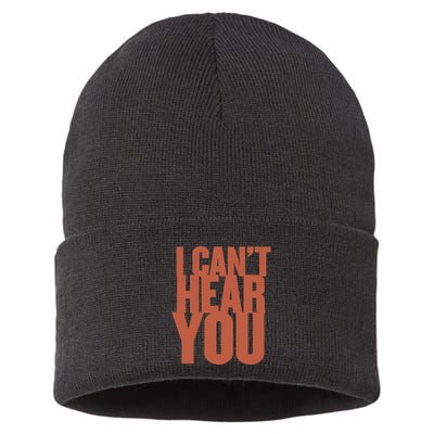 P.I.E.R.C.E The Veil I Cant Hear You Ii Sustainable Knit Beanie