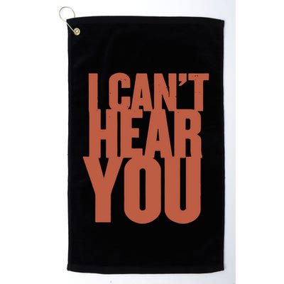 P.I.E.R.C.E The Veil I Cant Hear You Ii Golf Towel