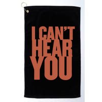 P.I.E.R.C.E The Veil I Cant Hear You Ii Golf Towel