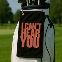 P.I.E.R.C.E The Veil I Cant Hear You Ii Golf Towel