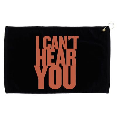 P.I.E.R.C.E The Veil I Cant Hear You Ii Grommeted Golf Towel