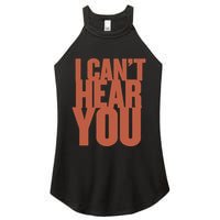 P.I.E.R.C.E The Veil I Cant Hear You Ii Women's Perfect Tri Rocker Tank