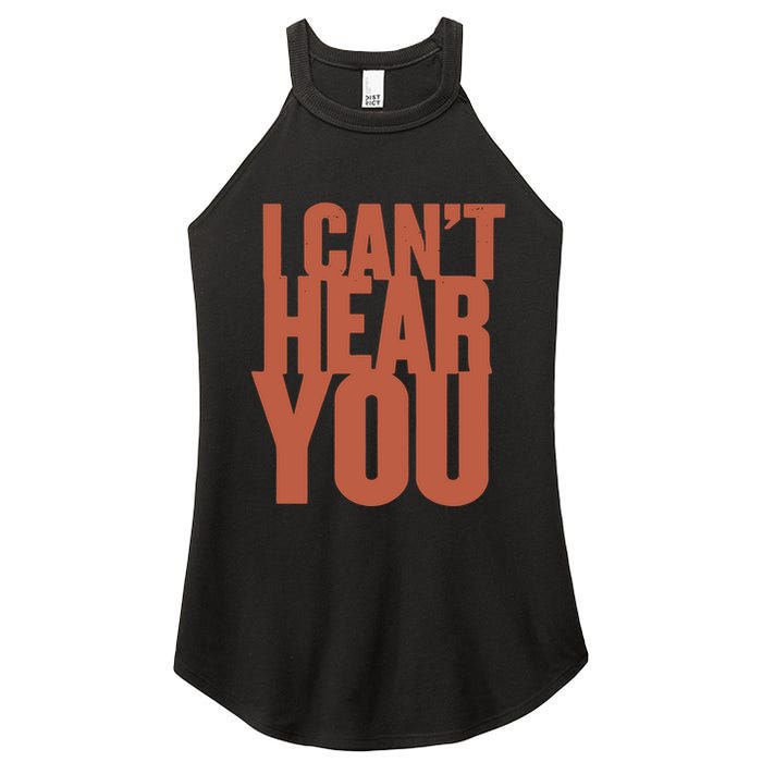 P.I.E.R.C.E The Veil I Cant Hear You Ii Women's Perfect Tri Rocker Tank