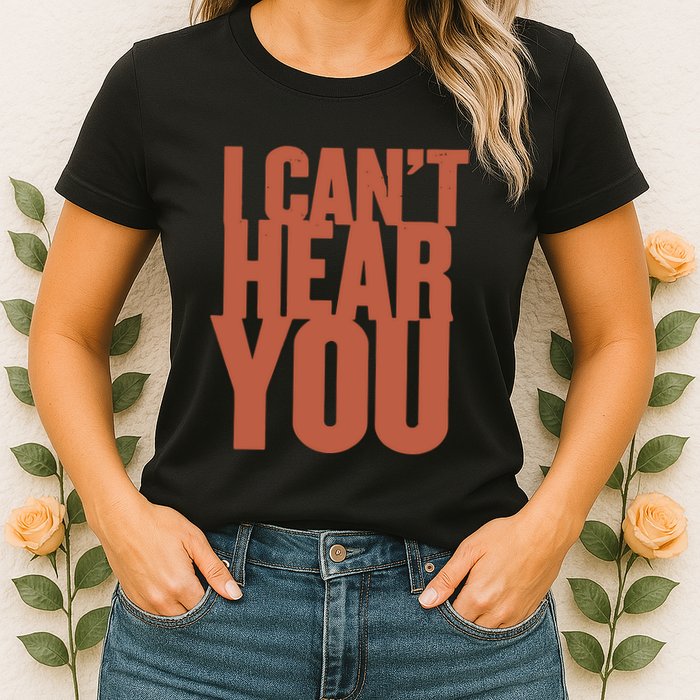 P.I.E.R.C.E The Veil I Cant Hear You Ii Womens T-Shirt