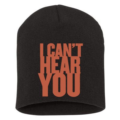 P.I.E.R.C.E The Veil I Cant Hear You Ii Short Acrylic Beanie