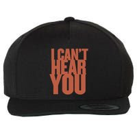 P.I.E.R.C.E The Veil I Cant Hear You Ii Wool Snapback Cap