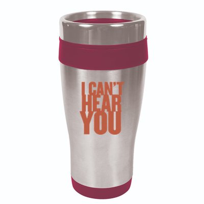 P.I.E.R.C.E The Veil I Cant Hear You Ii 16oz Travel Tumbler