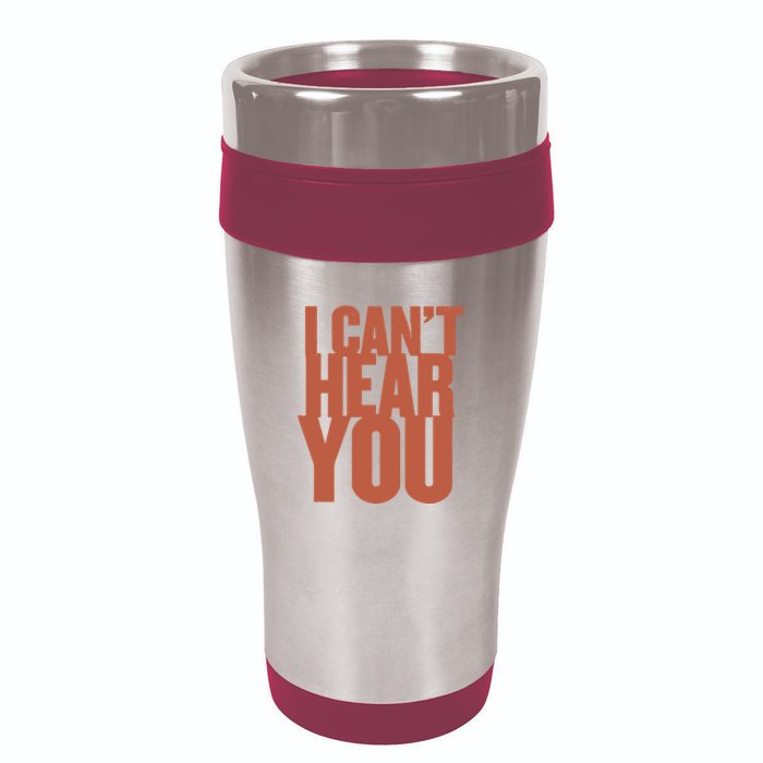 P.I.E.R.C.E The Veil I Cant Hear You Ii 16oz Travel Tumbler