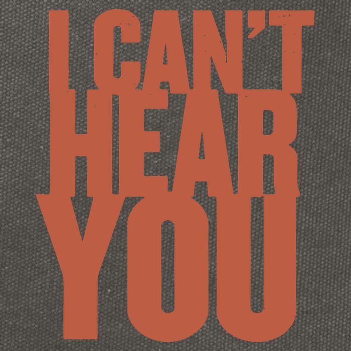 P.I.E.R.C.E The Veil I Cant Hear You Ii Cotton Canvas Backpack