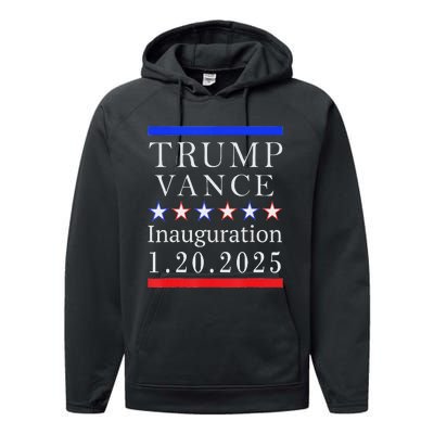 President Trump Vance Inauguration Day 2025 Political Performance Fleece Hoodie