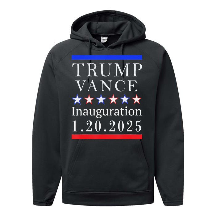 President Trump Vance Inauguration Day 2025 Political Performance Fleece Hoodie