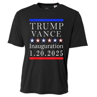 President Trump Vance Inauguration Day 2025 Political Cooling Performance Crew T-Shirt