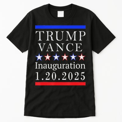 President Trump Vance Inauguration Day 2025 Political Tall T-Shirt