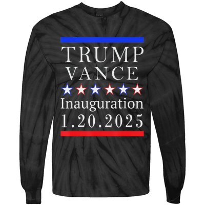 President Trump Vance Inauguration Day 2025 Political Tie-Dye Long Sleeve Shirt