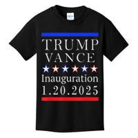 President Trump Vance Inauguration Day 2025 Political Kids T-Shirt