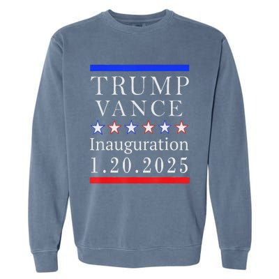 President Trump Vance Inauguration Day 2025 Political Garment-Dyed Sweatshirt