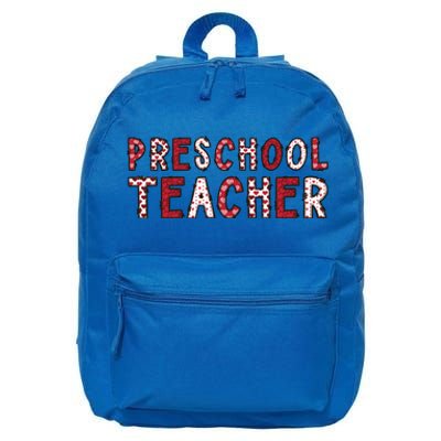 Preschool Teacher Valentines Day Preschool Teaching Gift 16 in Basic Backpack