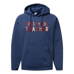 Preschool Teacher Valentines Day Preschool Teaching Gift Performance Fleece Hoodie