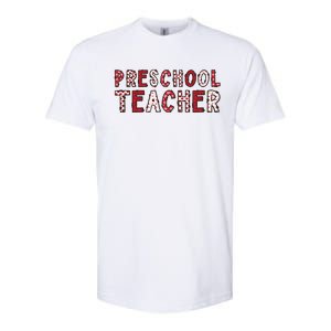 Preschool Teacher Valentines Day Preschool Teaching Gift Softstyle CVC T-Shirt