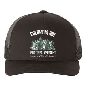 Pine Tree Vermont Always A White Christmas Tree Holiday Yupoong Adult 5-Panel Trucker Hat