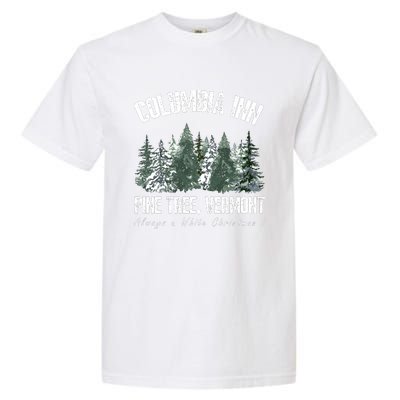 Pine Tree Vermont Always A White Christmas Tree Holiday Garment-Dyed Heavyweight T-Shirt