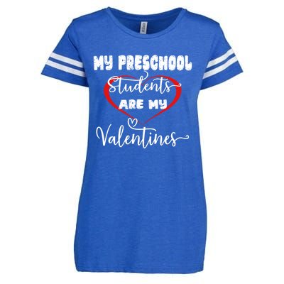 Preschool Teacher Valentine's Day Gift Student's Valentines Gift Enza Ladies Jersey Football T-Shirt