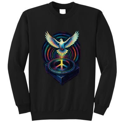 Peaceful Turntable Vibes Sweatshirt