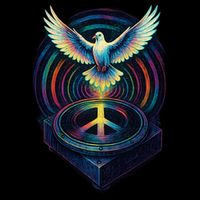 Peaceful Turntable Vibes Sweatshirt