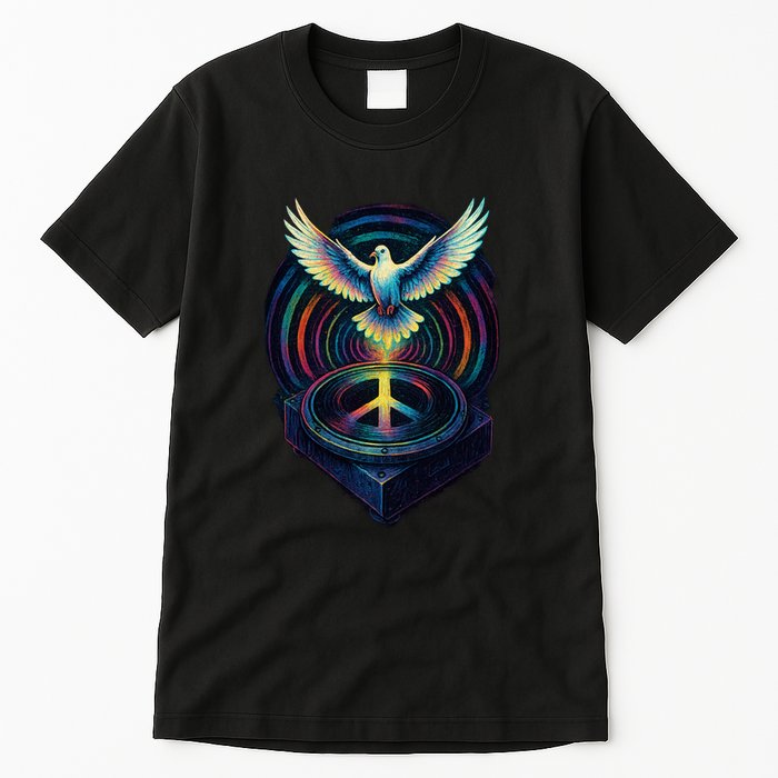 Peaceful Turntable Vibes Tall T-Shirt