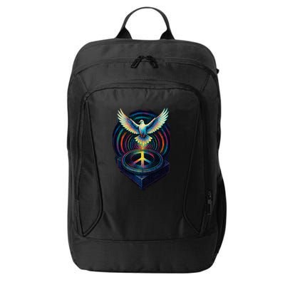 Peaceful Turntable Vibes City Backpack