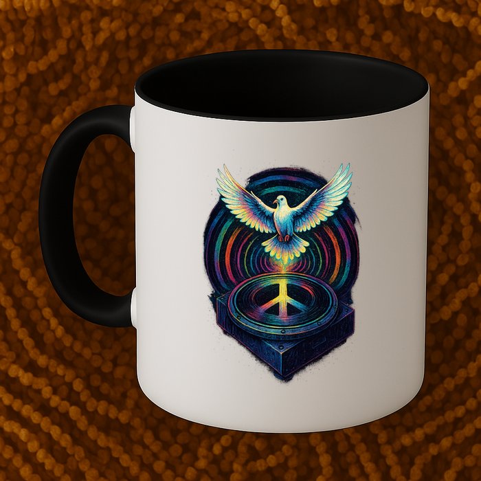 Peaceful Turntable Vibes Mug