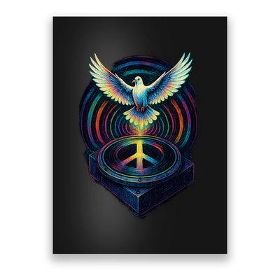 Peaceful Turntable Vibes Poster