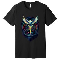 Peaceful Turntable Vibes Premium T-Shirt