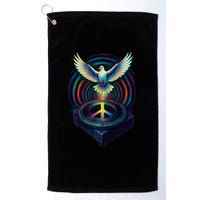 Peaceful Turntable Vibes Golf Towel