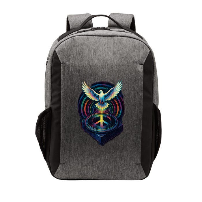 Peaceful Turntable Vibes Vector Backpack