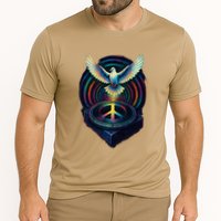 Peaceful Turntable Vibes Cooling Performance Crew T-Shirt