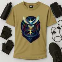 Peaceful Turntable Vibes Cooling Performance Crew T-Shirt
