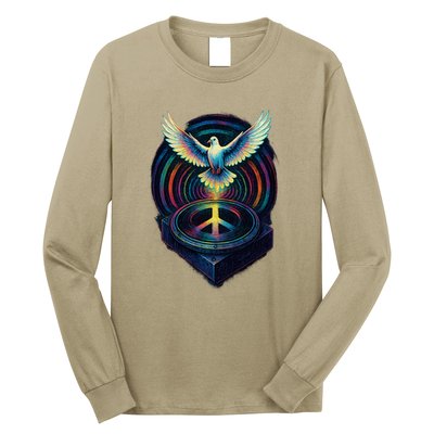 Peaceful Turntable Vibes Long Sleeve Shirt
