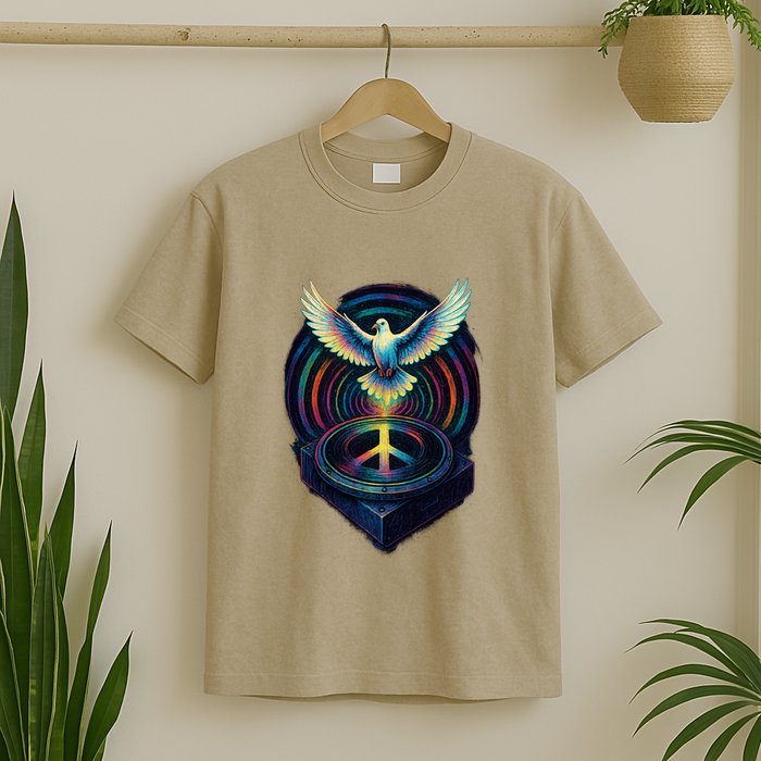 Peaceful Turntable Vibes T-Shirt
